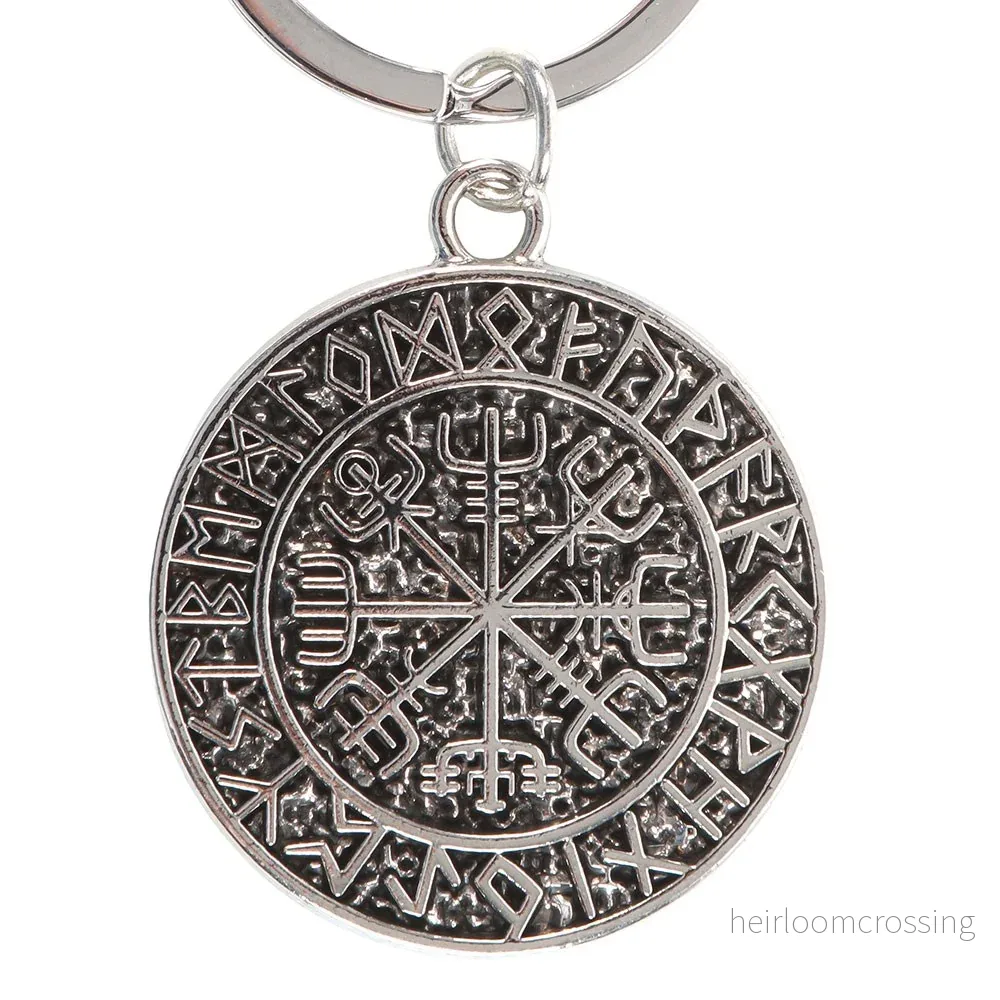 Vegvísir-nyckelring – symbol för vägledning - Bild 3