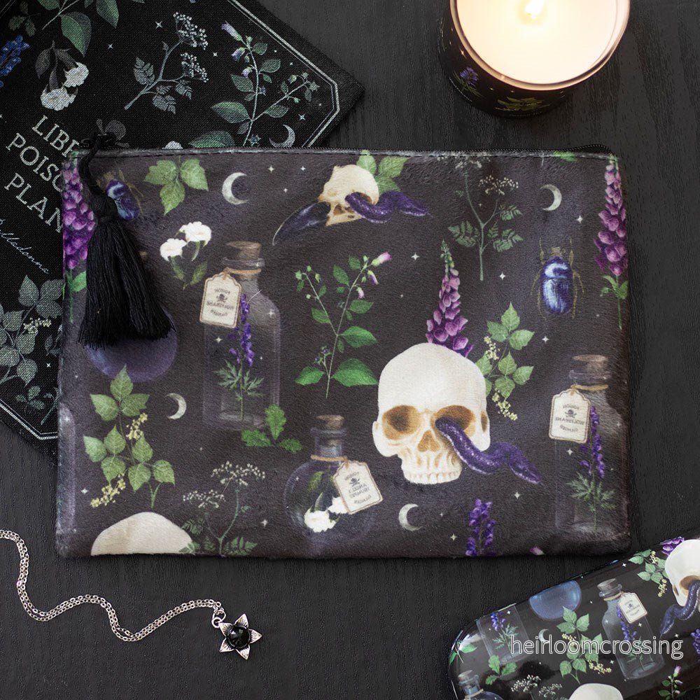 Venom & Vines Print Makeup Bag Venom & Vines Print Makeup Bag