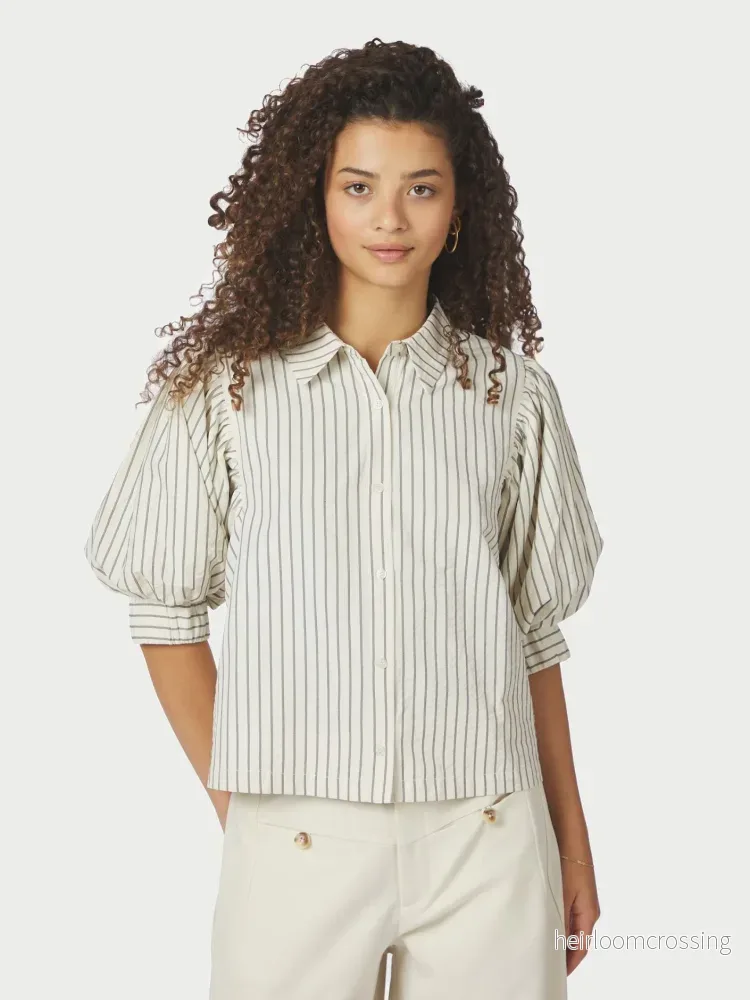 Etta Slim Stripe Shirt Etta Slim Stripe Shirt
