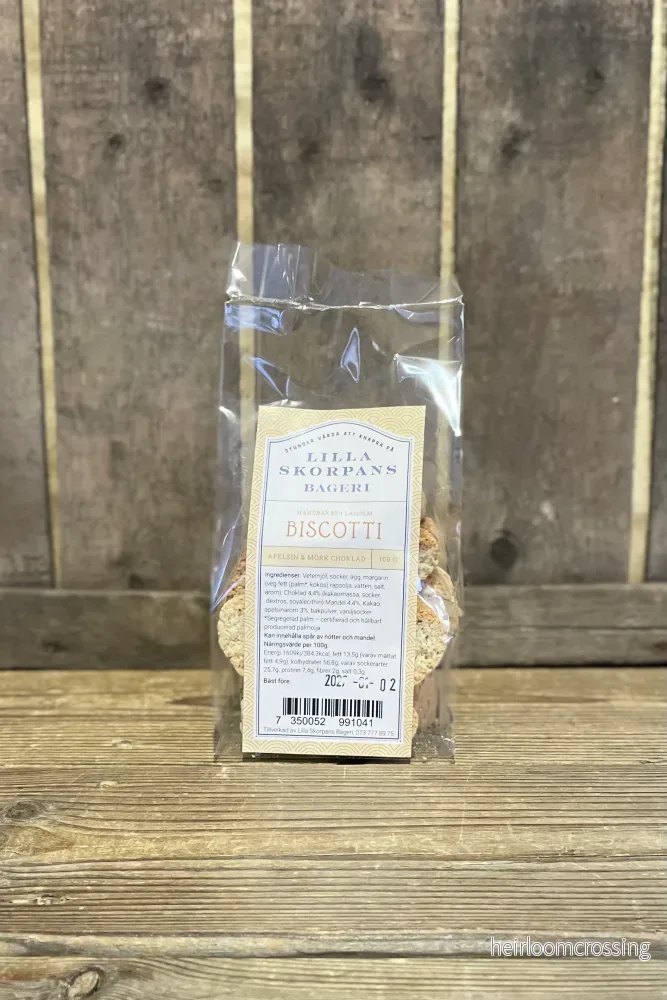 Biscotti Apelsin & Mörk Choklad