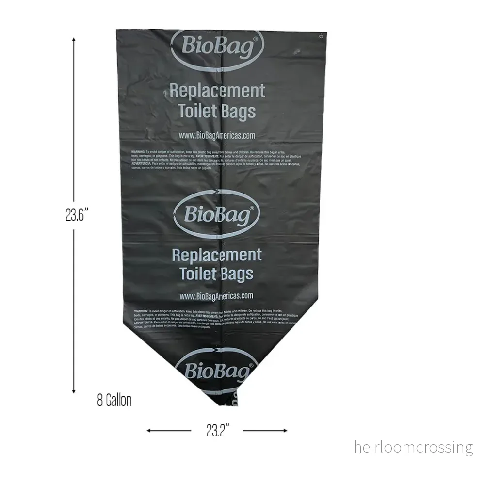 Extra påsar till BioToi Fritidstoalett - 25 L, 8-pack - Bild 3