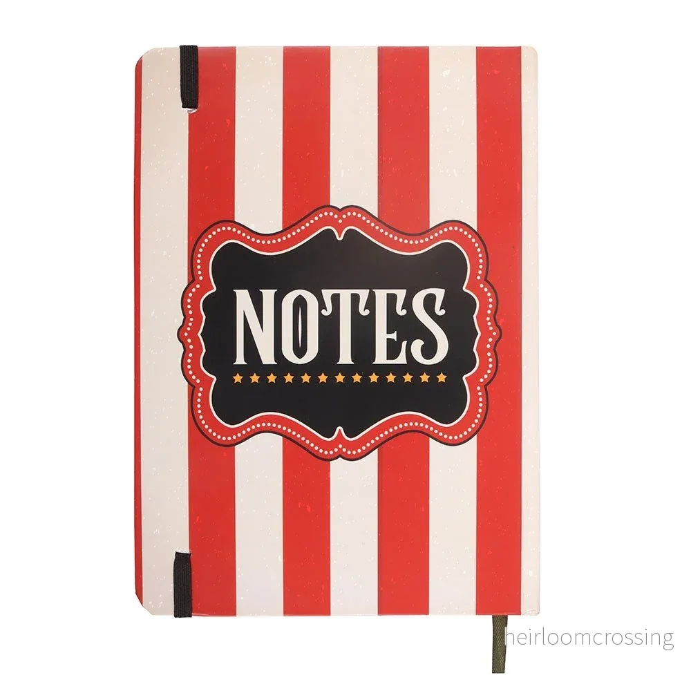 Red Circus Stripe A5 Notebook - Bild 3