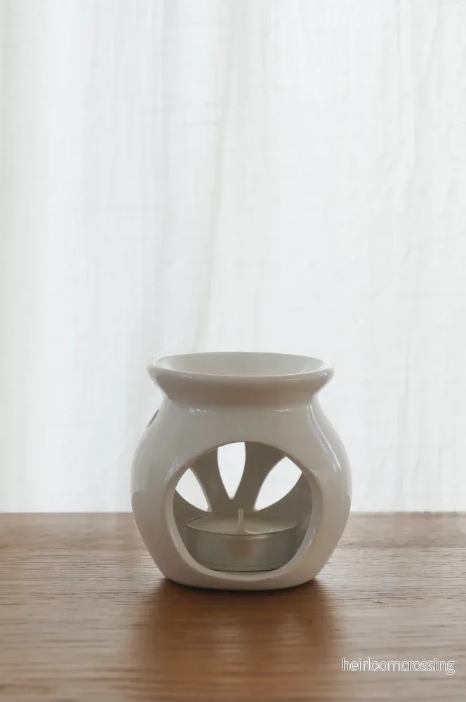 Liten Aromalampa- vit - Bild 2