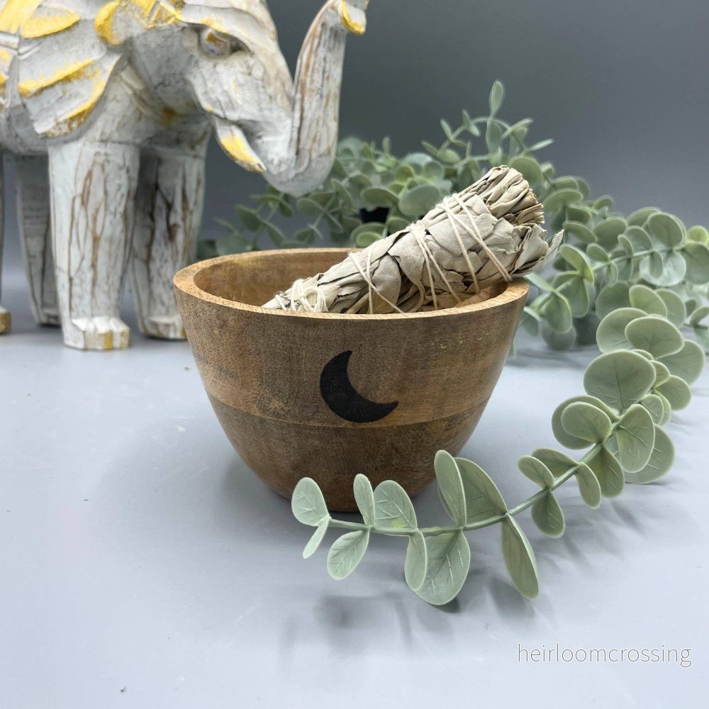 Rituell Träskål – 11 × 7 cm Rituell Träskål – 11 × 7 cm