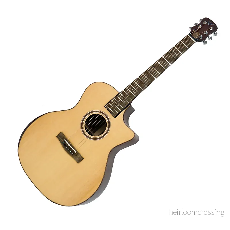 Journey Instruments FF422CN First Class – Grand Auditorium i gran och mahogny Journey Instruments FF422CN First Class – Grand Auditorium i gran och mahogny