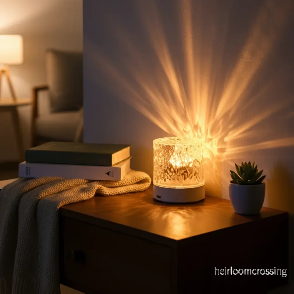 Akrylglas Vatteneffektlampa – AuraRipple