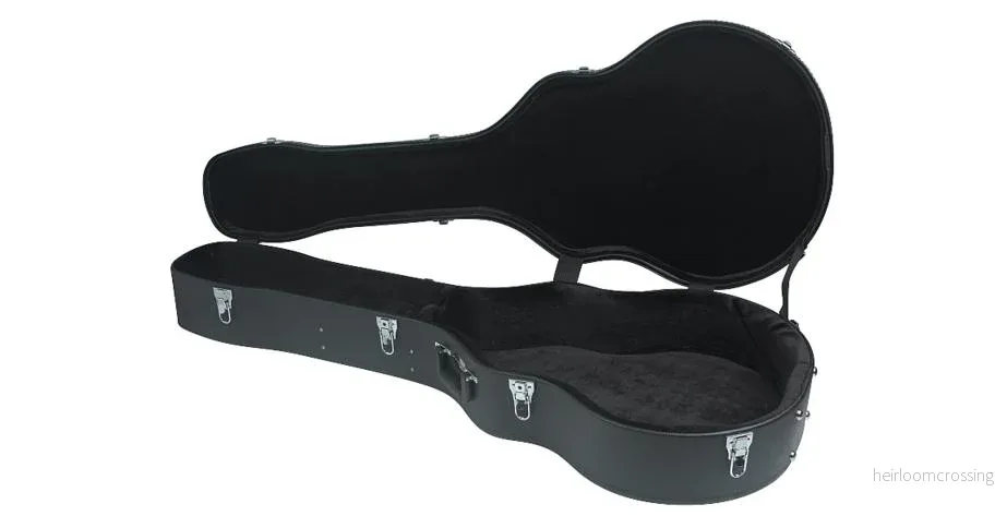 RockCase – Standard Line – Acoustic Bass Hardshell Case, Curved – Svart