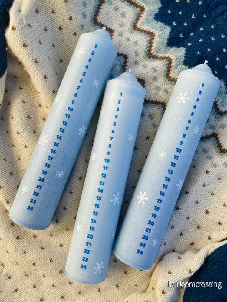 CALENDAR CANDLE FROZEN
