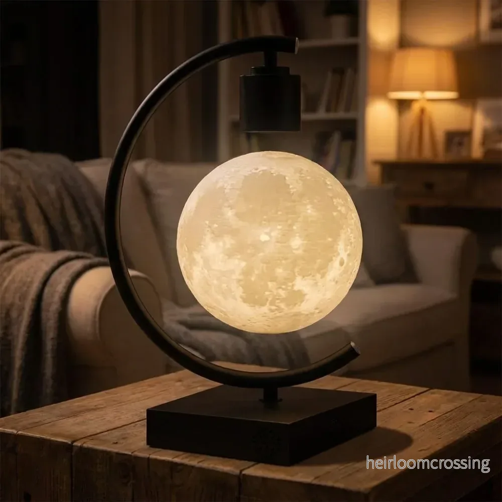 Dekorativ måneformad lampa – Leviora