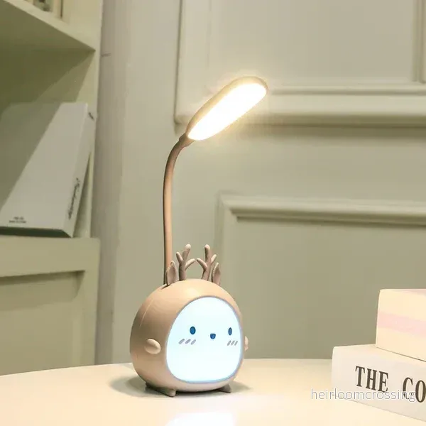 Barnläsarlampa med ögonskydd och USB nattljus - BrightBuddy - Bild 3