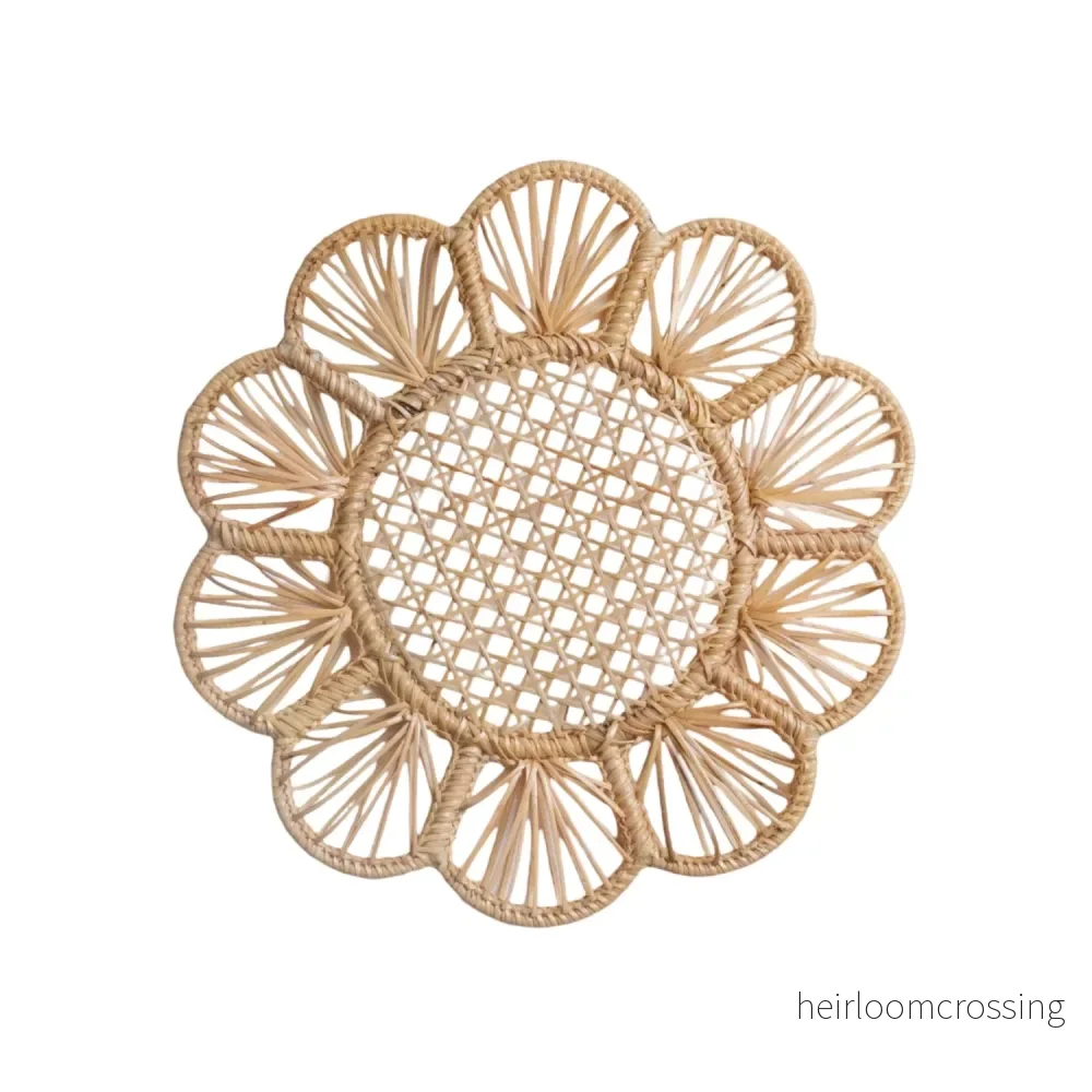 Natural Rattan Charger Plate – Bloom