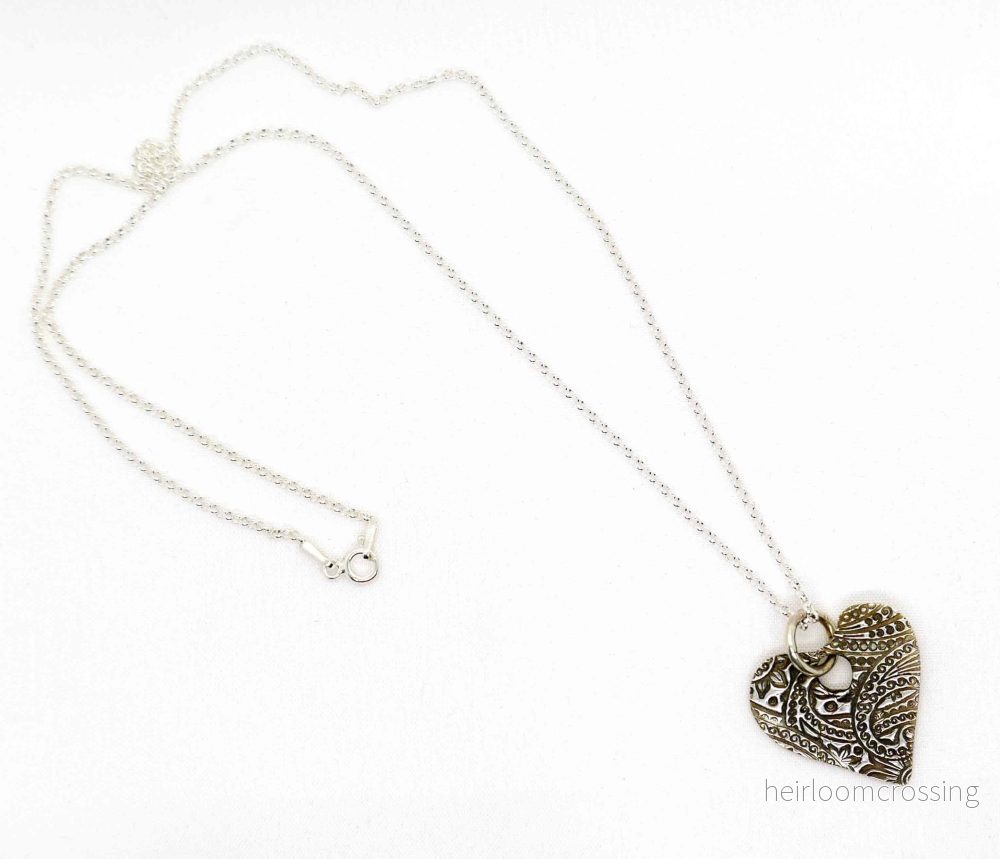 Silverhalsband med paisley-mönster nr 1 - Bild 2