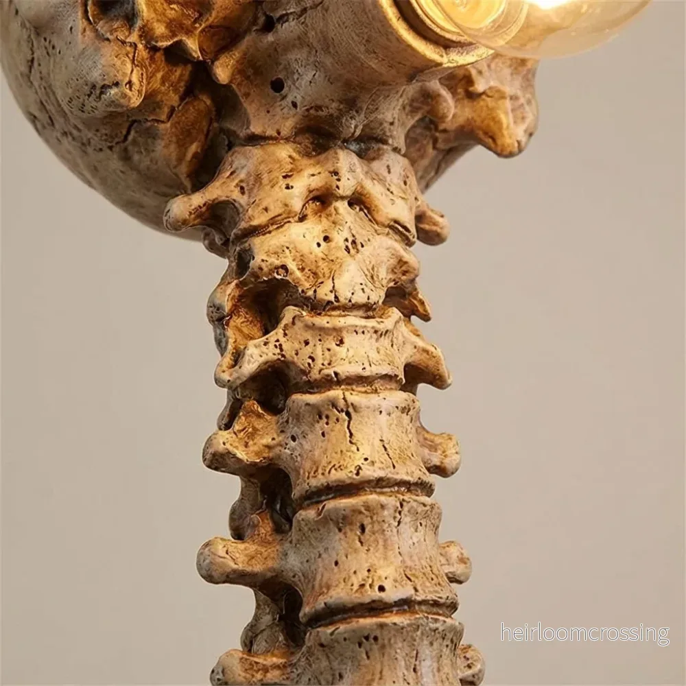 Dekorativ skelettbordslampa – Nightspine - Bild 3