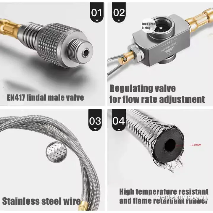 Adapterkit till olika gasflaskor - Bild 2