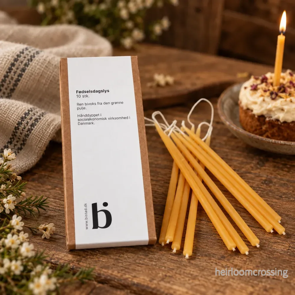 Bivax – Födelsedagsljus | 10 st. Bivax – Födelsedagsljus | 10 st.