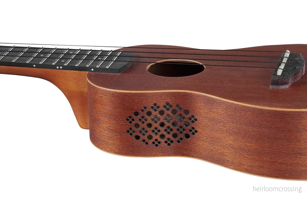 Mahogny med sound port – Sopranukulele - Bild 3