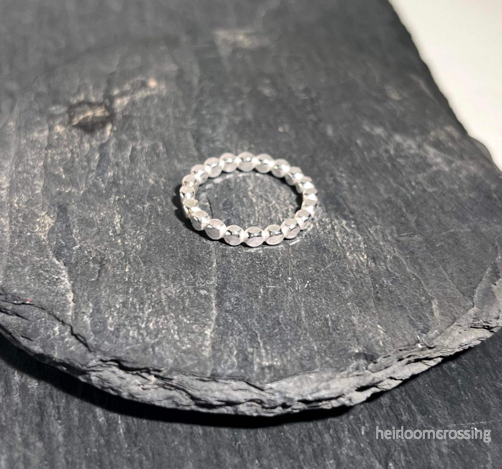 Handgjord silverring Abbelona