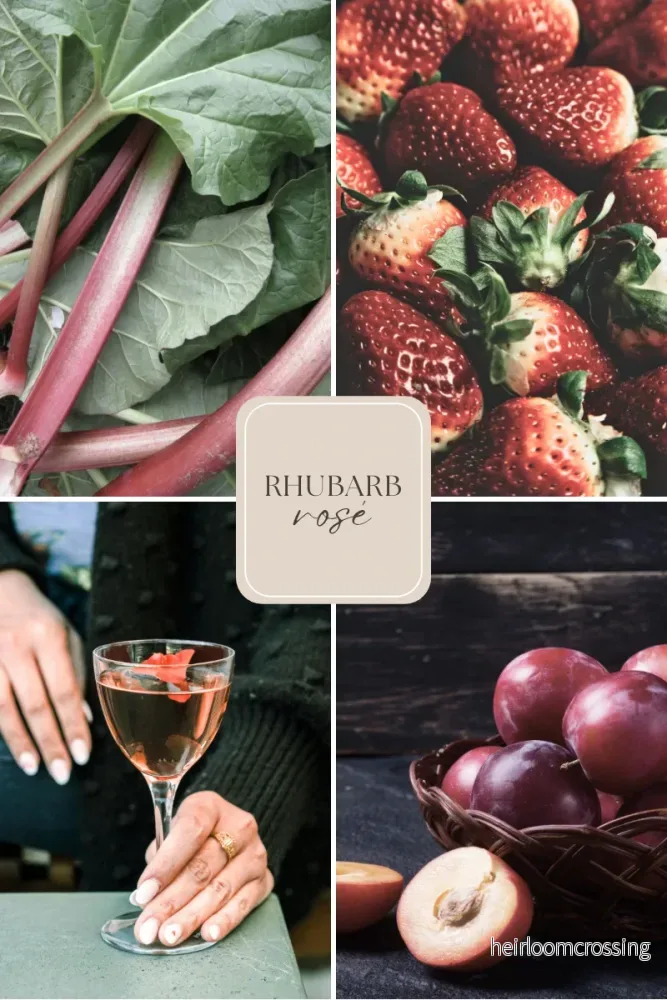Doftpinnar – rabarber & jordgubbar – Rumsdoft för hemmet – Rhubarb Rosé - Bild 2