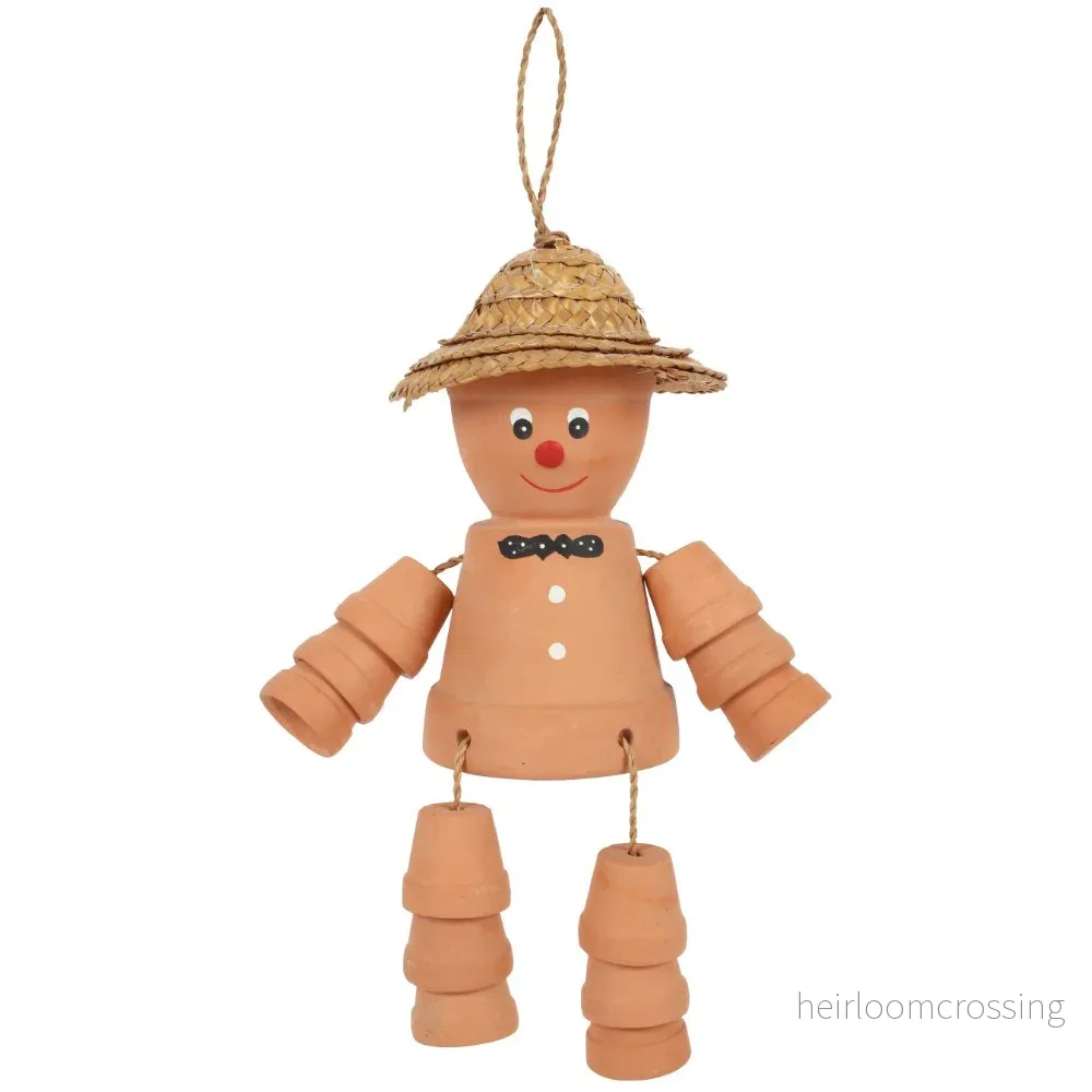 Krukman i terrakotta – stor 33 cm