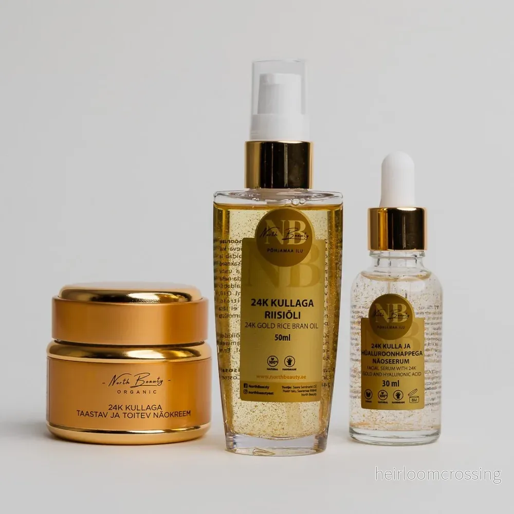 24K Gold Gift Set – Lyxig Anti-Age Presentförpackning