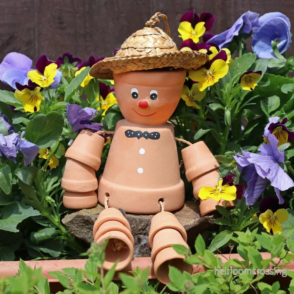 Krukman i terrakotta – stor 33 cm - Bild 2