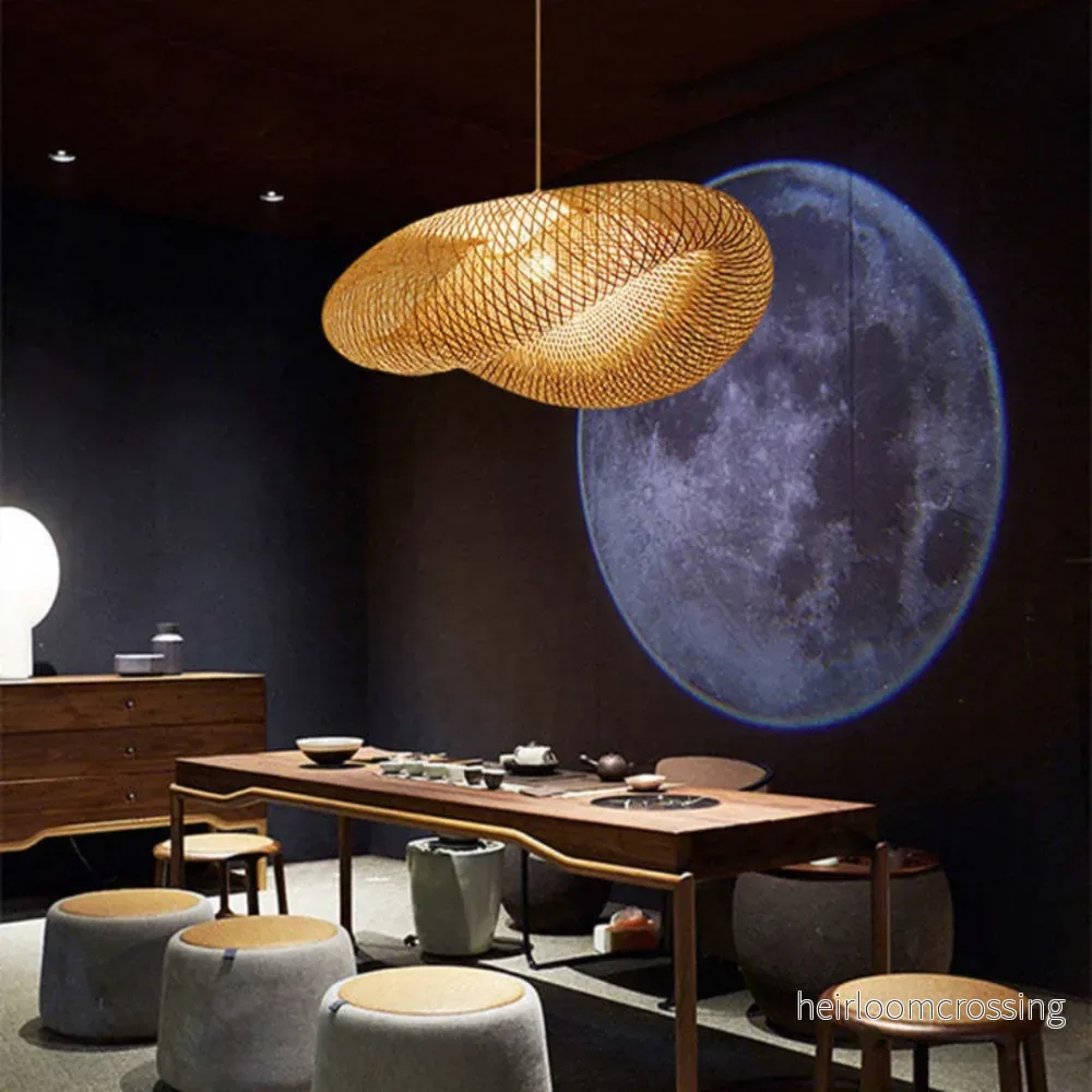 Design LED-hänglampa i bambukulor – EcoSphere Design LED-hänglampa i bambukulor – EcoSphere