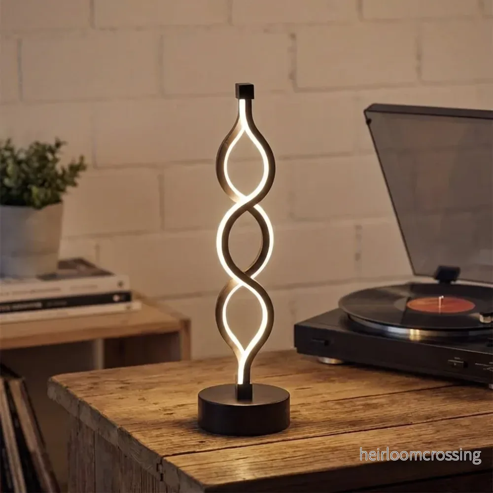 Modern spiralbordslampa - Spirique