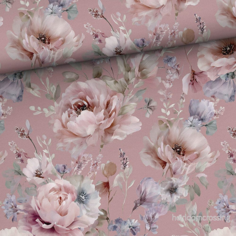 FÖRHANDSBOKNING! JERSEY – GAMMELROSA BLOMMOR