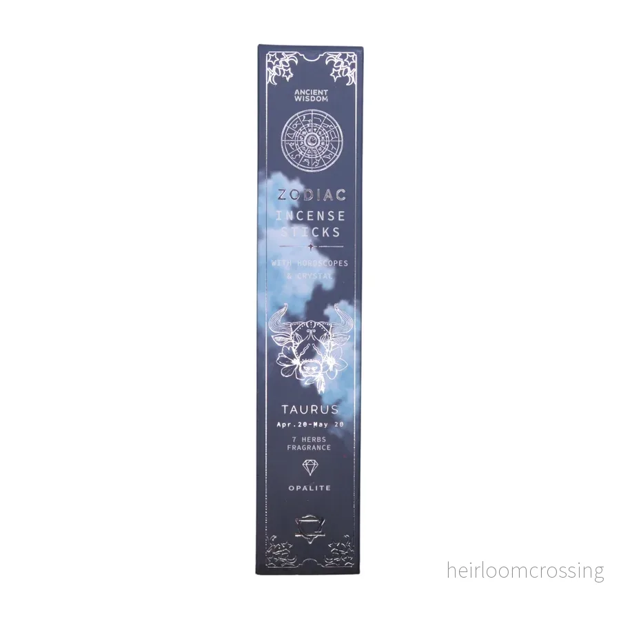 Zodiac Rökelse Med Kristall-Oxen/Opalite/7 herbs Zodiac Rökelse Med Kristall-Oxen/Opalite/7 herbs