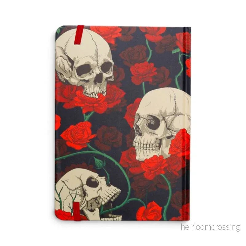 Skulls & Roses A5 Notebook