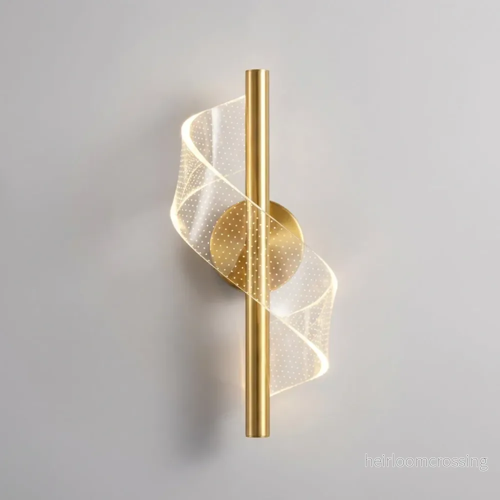 Modern spiralformad vägglampa - Virello - Bild 2