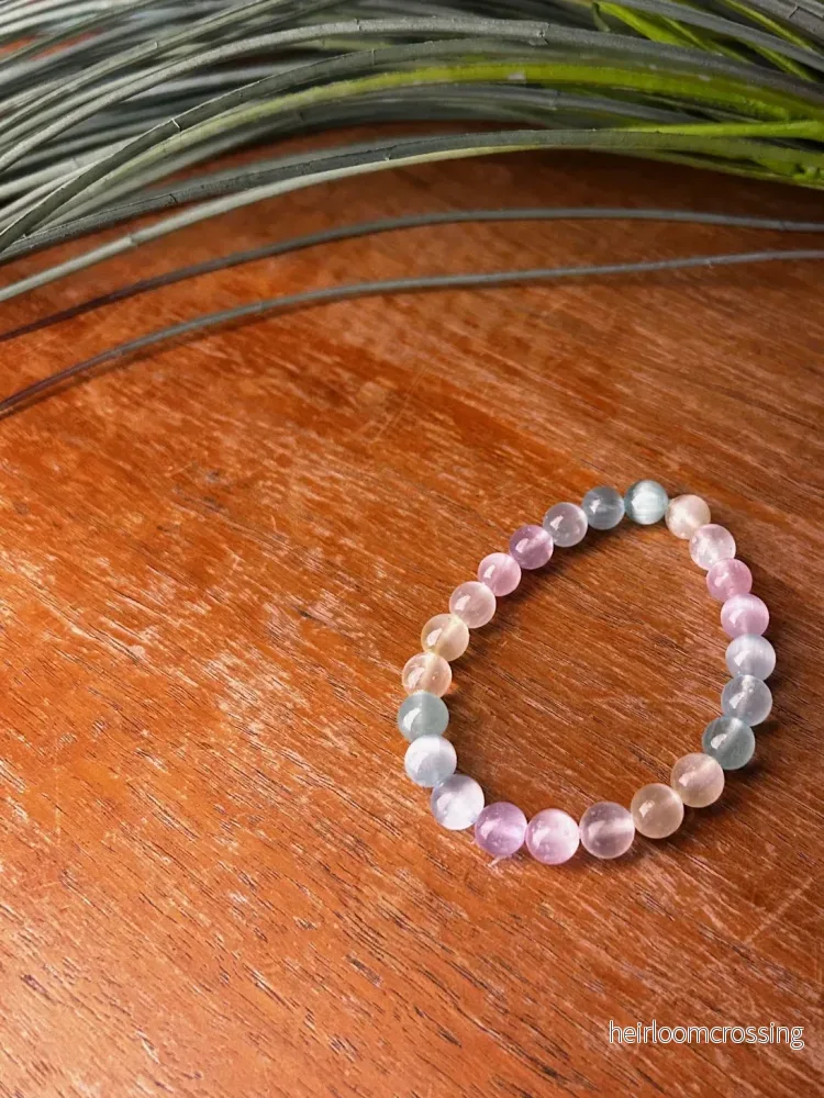 Armband Selenit Aura 8mm - Bild 2