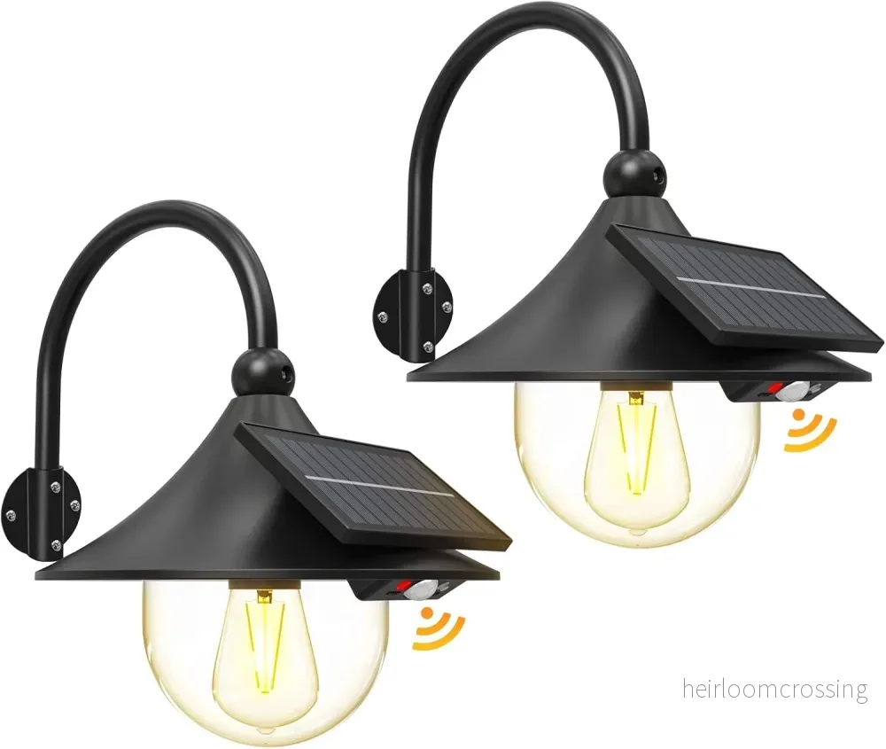 Solcellsdriven rörelsesensor för ladugårdsväggar med 3 lägen och flexibel arm (2-pack) – Halden Solcellsdriven rörelsesensor för ladugårdsväggar med 3 lägen och flexibel arm (2-pack) – Halden