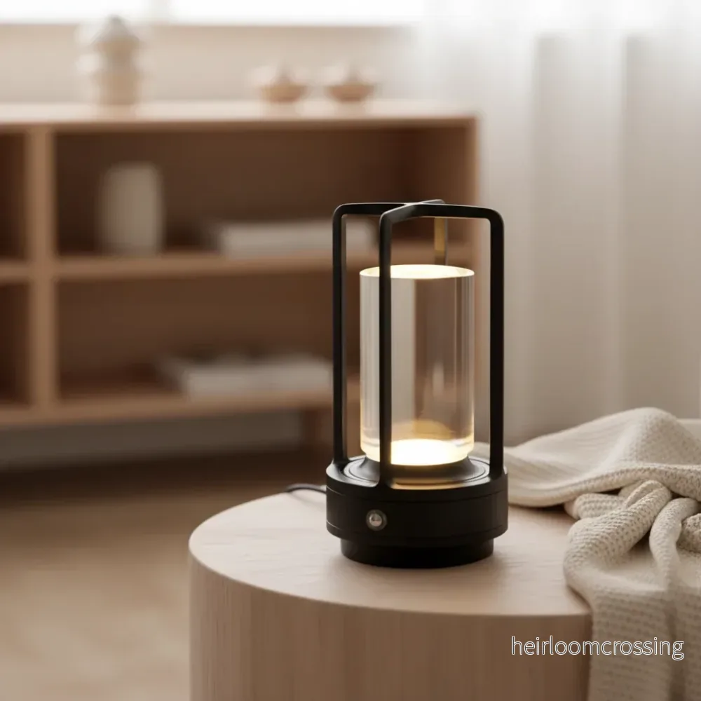 Skandinavisk LED-bordslampa - Crysletta