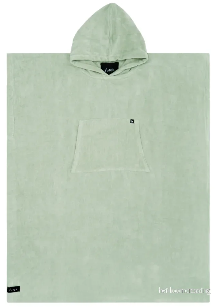 Badponcho Terry Grön Badponcho Terry Grön