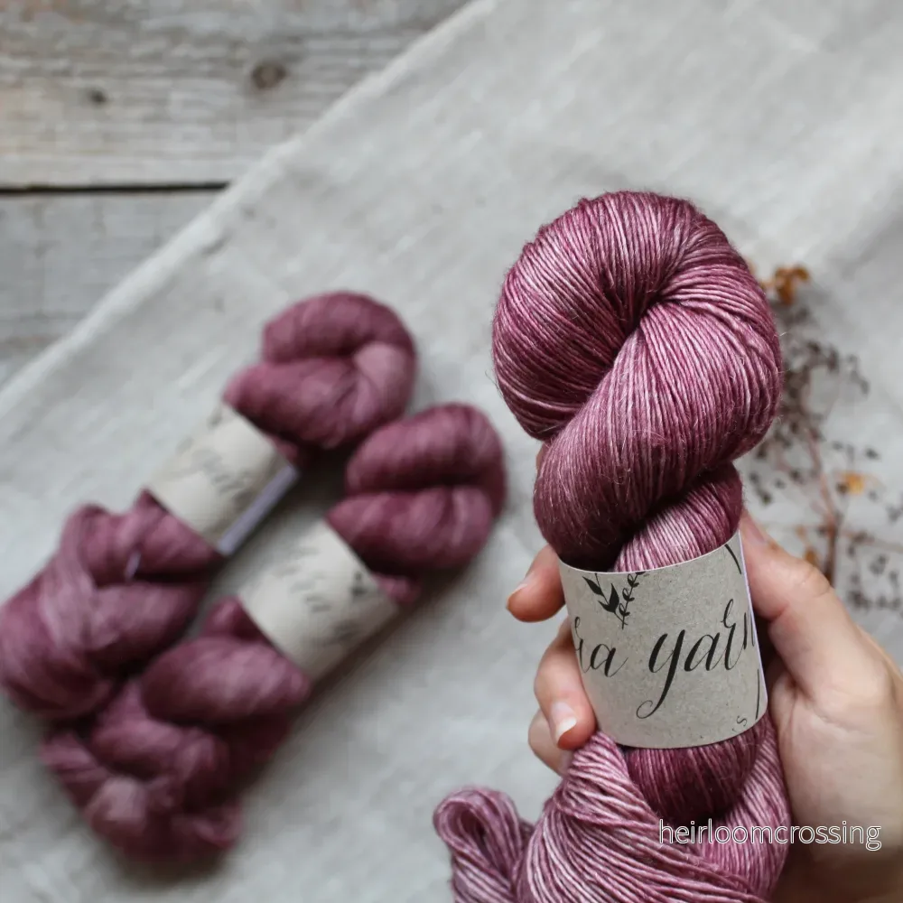 Floras Merino Linen Dark Heather Floras Merino Linen Dark Heather