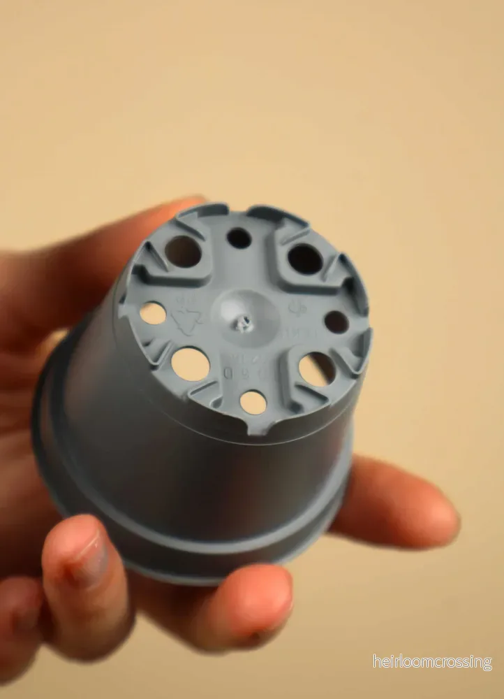 6 cm plastkruka