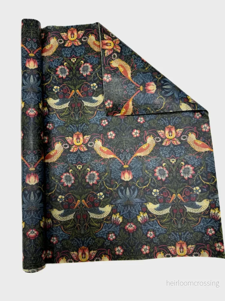 William Morris Bivaxrulle XL 150cm Strawberry Thief Blue William Morris Bivaxrulle XL 150cm Strawberry Thief Blue