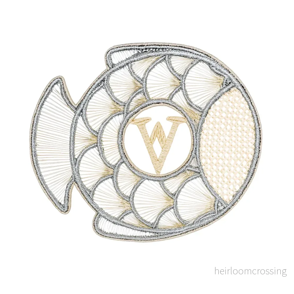 Von Norten Charger Plate - Frutti di Mare (Silver)