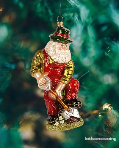 Jultomten i trädgården (julboll)