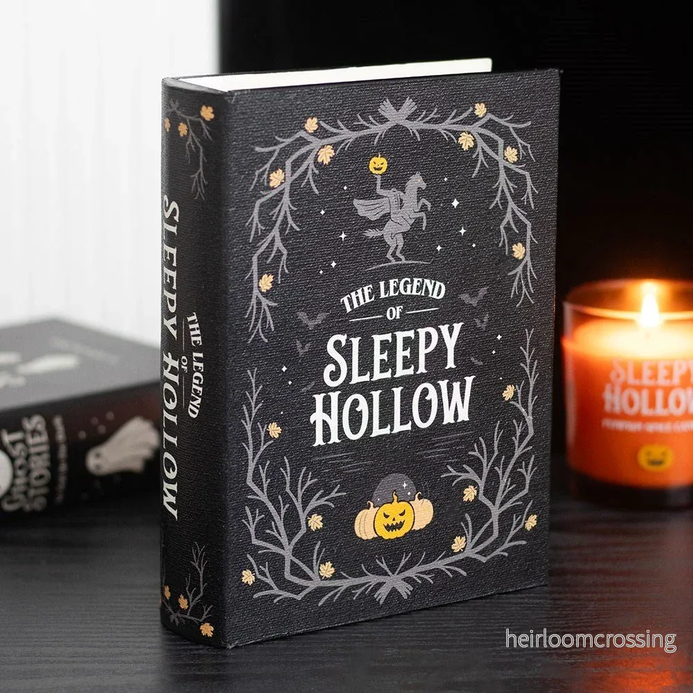 The Haunted Library Legend of Sleepy Hollow Book-Shaped Storage Box The Haunted Library Legend of Sleepy Hollow Book-Shaped Storage Box