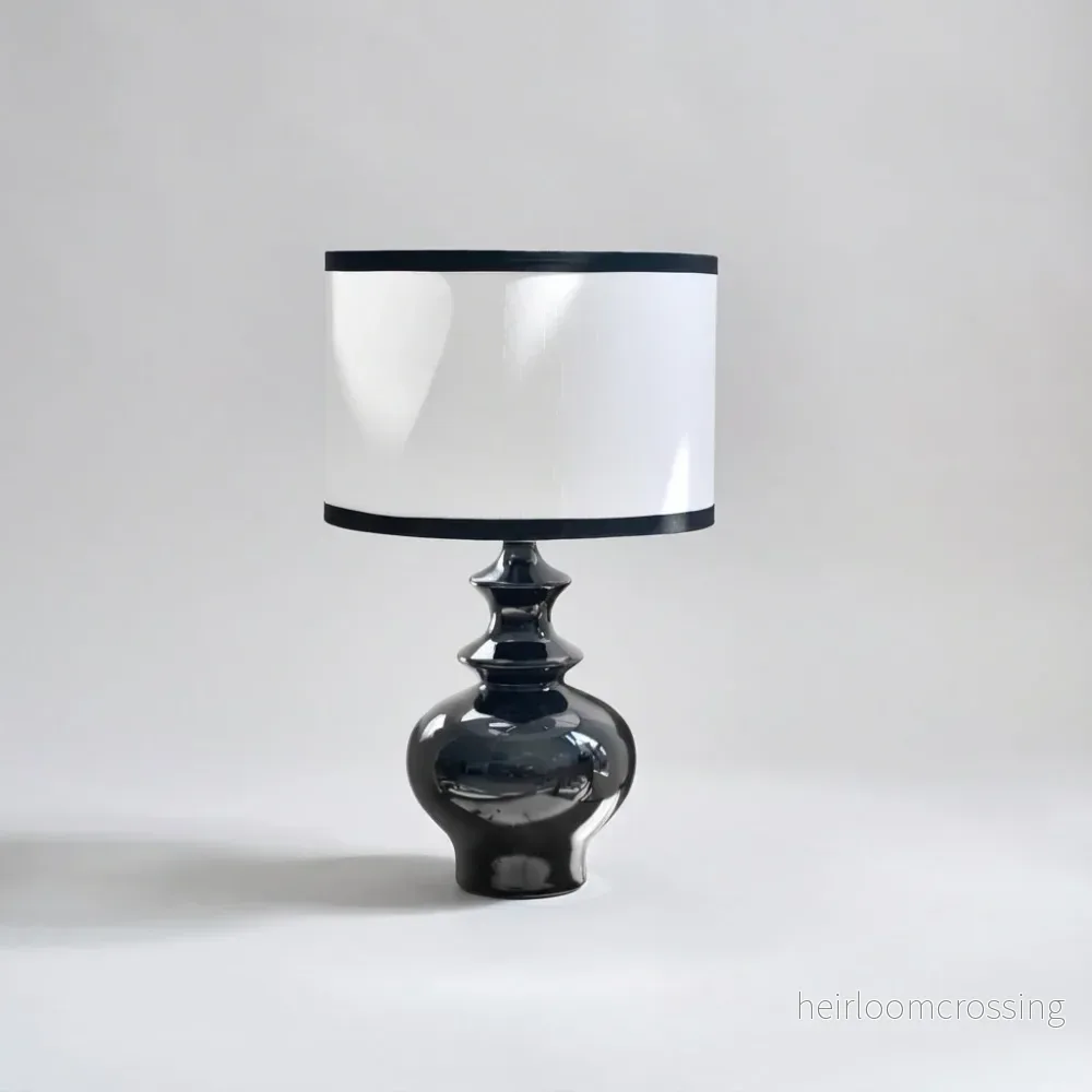 Vintageinspirerad bordslampa – Glarion - Bild 2