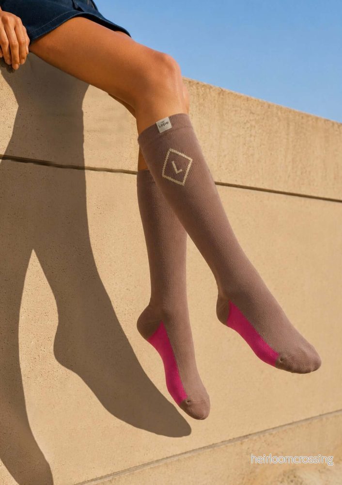 THE EQUESTRIAN SPORT SOCKS – TOFFEE+GOLD THE EQUESTRIAN SPORT SOCKS – TOFFEE+GOLD