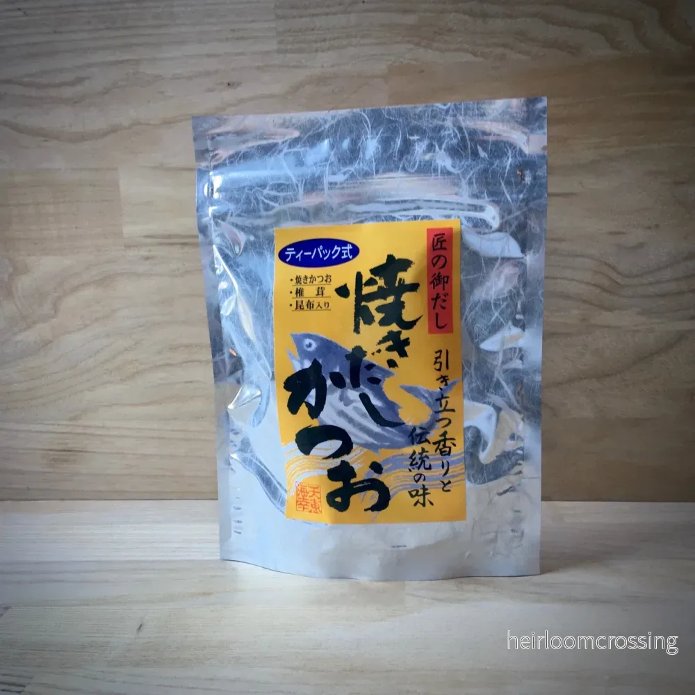 Torkad bonito-dashi ”Yakidashi”