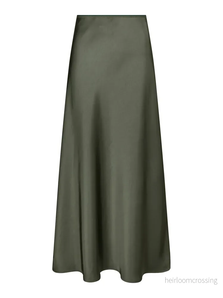 Vicky Heavy Sateen Skirt