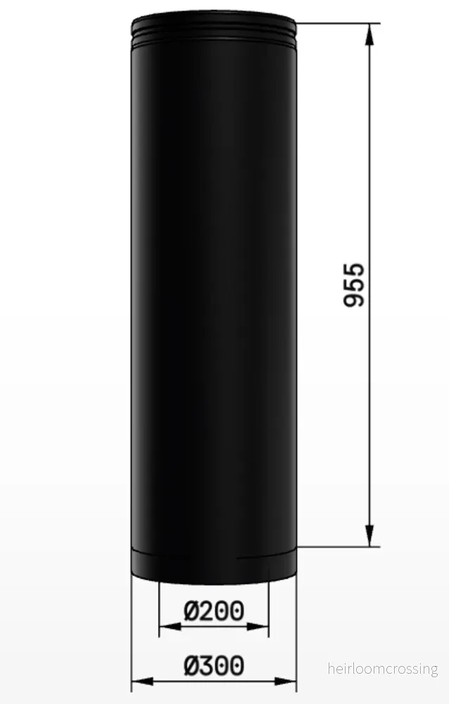 Skorsten Schiedel Raklängd PMS50/200 Skorsten Schiedel Raklängd PMS50/200