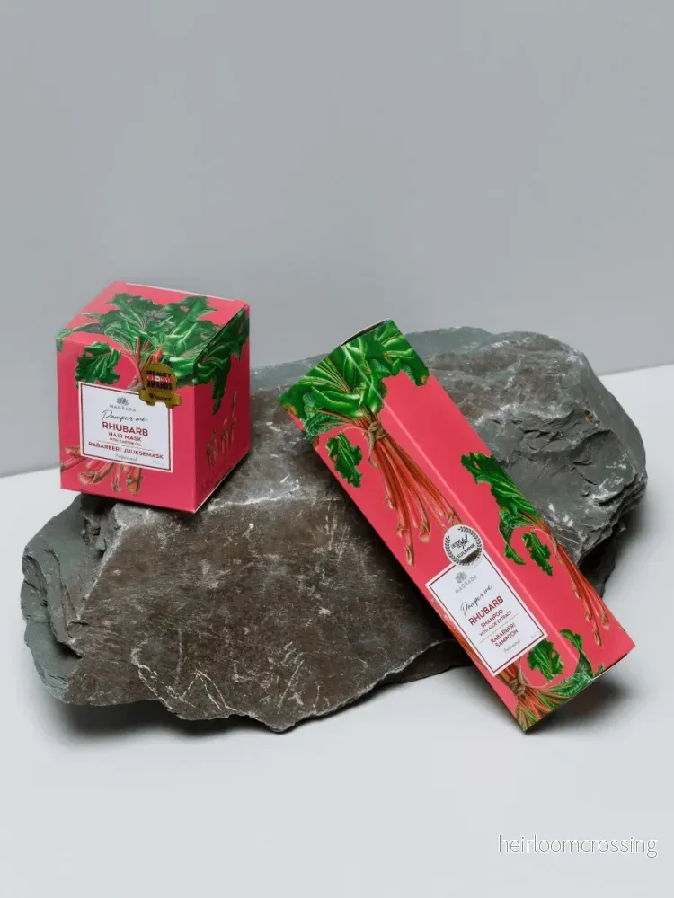 Rabarberschampo med Aloe Vera – för Torrt Hår, 250 ml - Bild 3