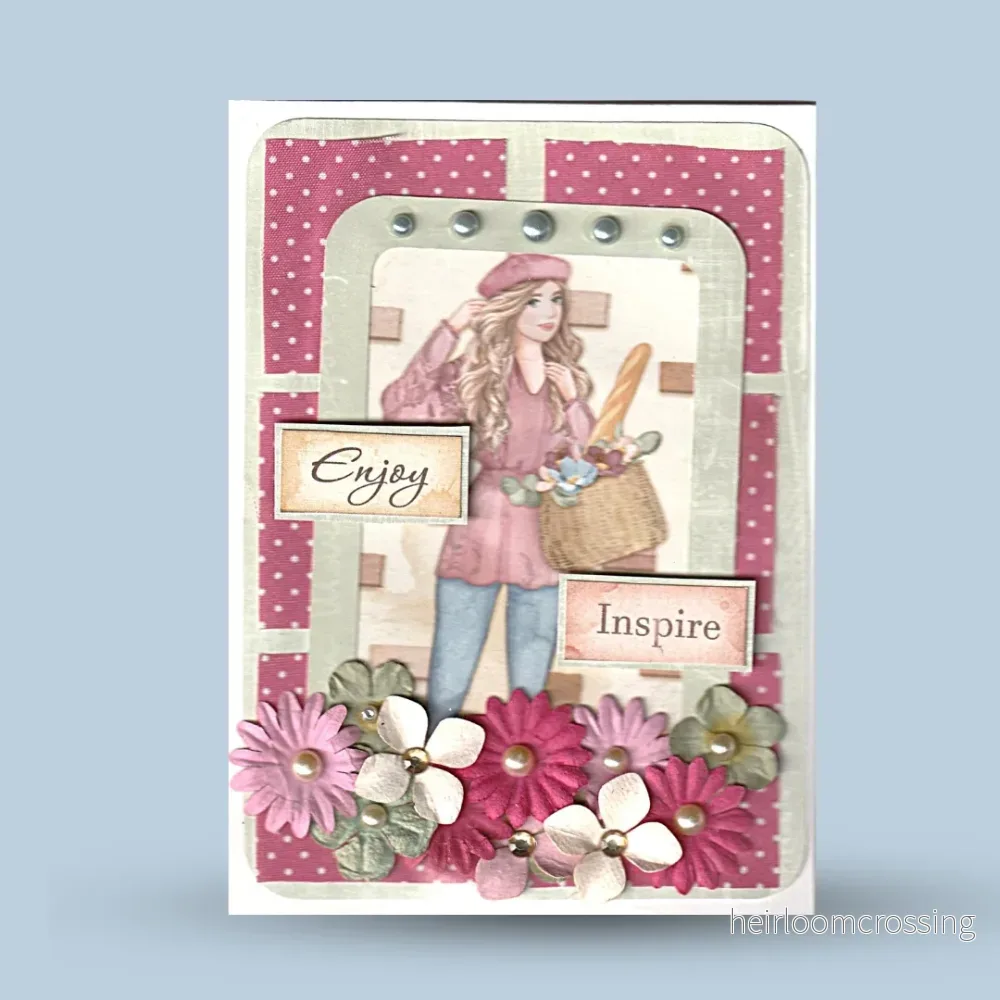 Gratulationskort A6: ”Enjoy, Inspire” Gratulationskort A6: ”Enjoy, Inspire”