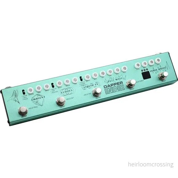 VES-5 Dapper Indie gitarr-multieffekt-pedalbord