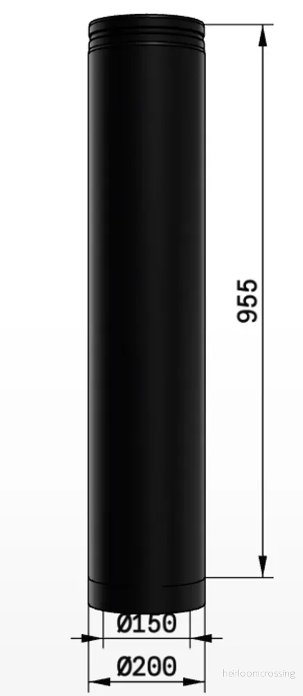 Skorsten Schiedel Raklängd PMS25/150 Skorsten Schiedel Raklängd PMS25/150